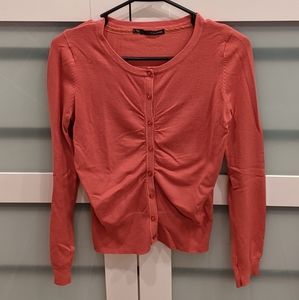 Coral Maurices cardigan